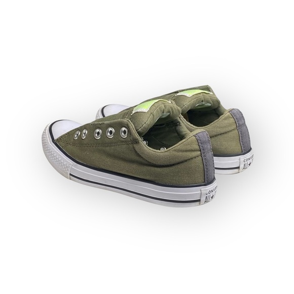 Converse ™️ ✪ Chuck Taylor All Star Street Low Slip On Sneakers ✪ Army Green ✪ - Picture 6 of 16